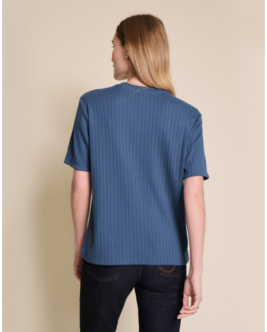 EMOI EMOI - T-shirt femme - Le grand amour - Bleu EMOI EMOI - T-shirt femme - Le grand amour - Bleu