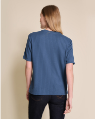 EMOI EMOI - T-shirt femme - Le grand amour - Bleu