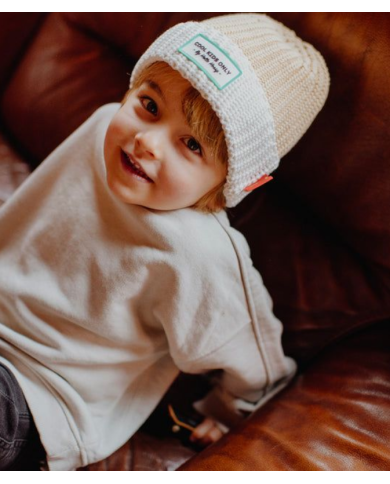 copy of Hello Hossy - Bonnet à pompon beige