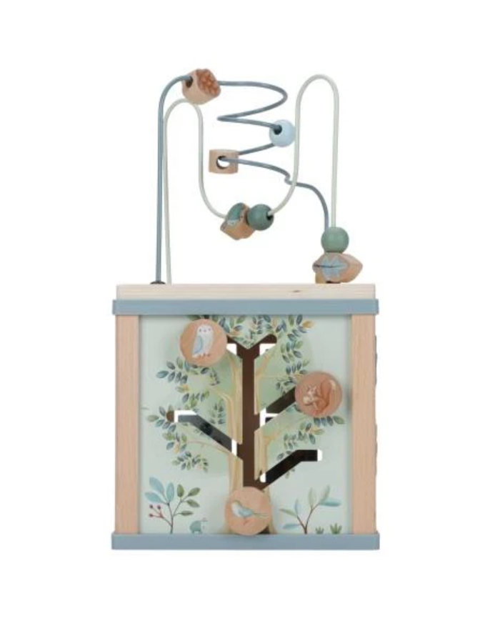 LITTLE DUTCH - Cube d'activités en bois - Forest Friends