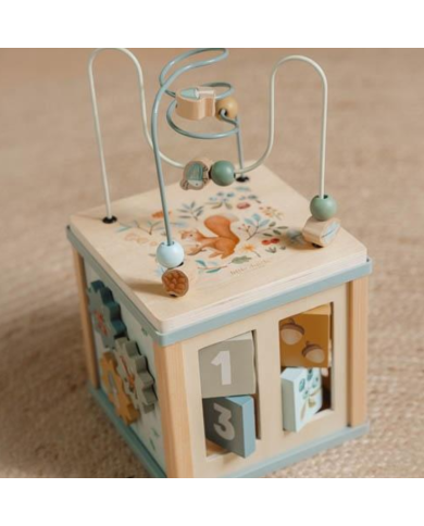 LITTLE DUTCH - Cube d'activités en bois - Forest Friends