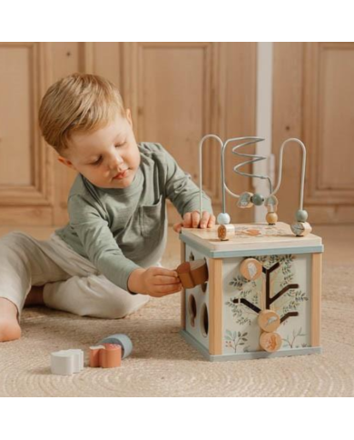 LITTLE DUTCH - Cube d'activités en bois - Forest Friends