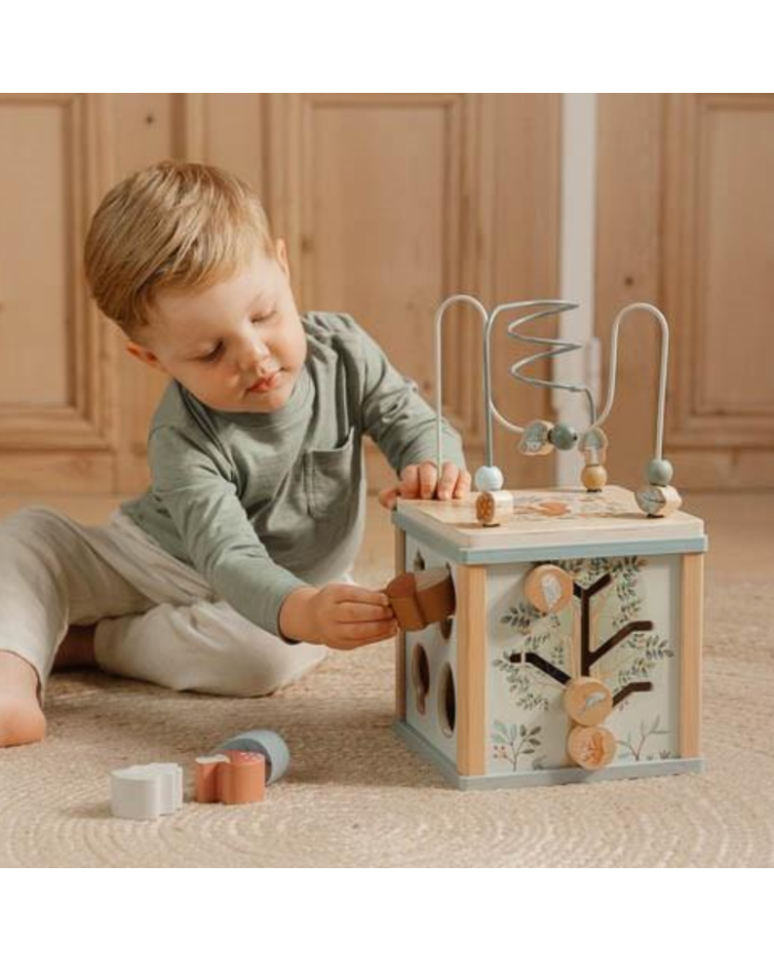 LITTLE DUTCH - Cube d'activités en bois - Forest Friends