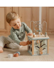 LITTLE DUTCH - Cube d'activités en bois - Forest Friends