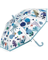 DJECO - Parapluie enfant transparent - Animaux de la forêt