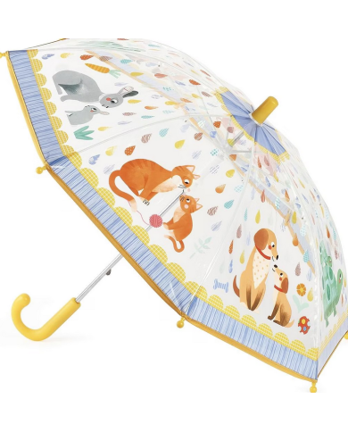 DJECO - Parapluie enfant transparent - Mamans et bébés DJECO - Parapluie enfant transparent - Mamans et bébés