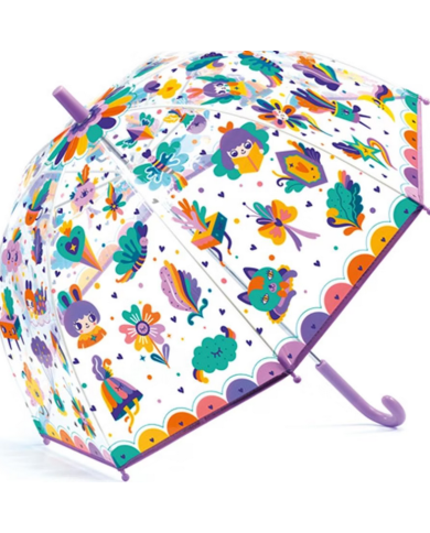 DJECO - Parapluie enfant transparent - Rainbow DJECO - Parapluie enfant transparent - Rainbow