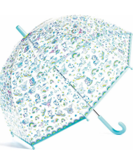 DJECO - Parapluie enfant transparent - Rainbow