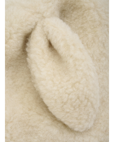 HUTTEliHUT - Cagoule oreilles laine mérinos - Crème HUTTEliHUT - Cagoule oreilles laine mérinos - Crème