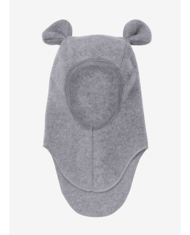 HUTTEliHUT - Cagoule oreilles laine mérinos - Gris chiné HUTTEliHUT - Cagoule oreilles laine mérinos - Gris chiné