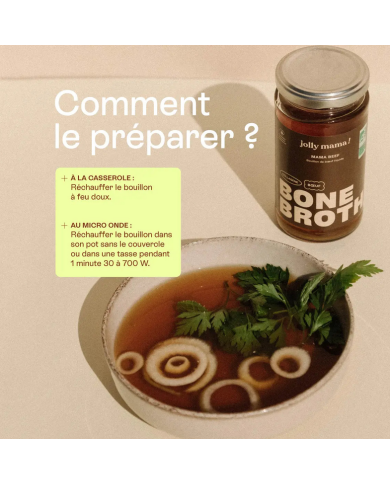 JOLLY MAMA -  Mama Beef - Bouillon d'os de boeuf