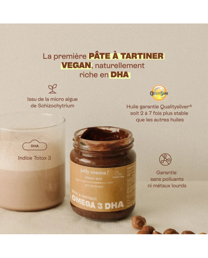 JOLLY MAMA -  Crazy nut - Pâte à tartiner