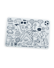 SUPER PETIT x MOULIN ROTY - Set en silicone à colorier