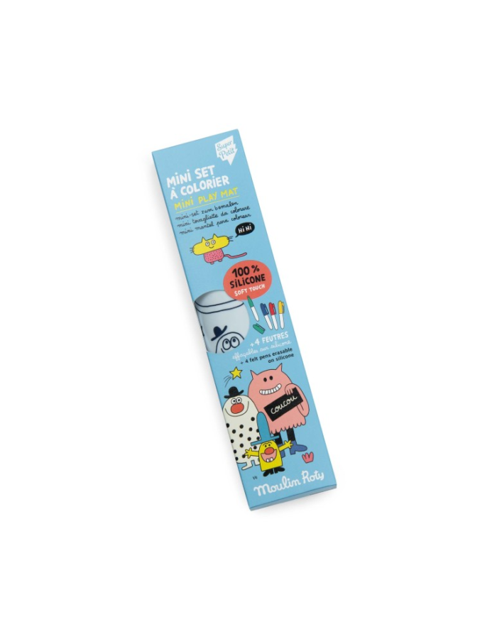 SUPER PETIT x MOULIN ROTY - Set en silicone à colorier
