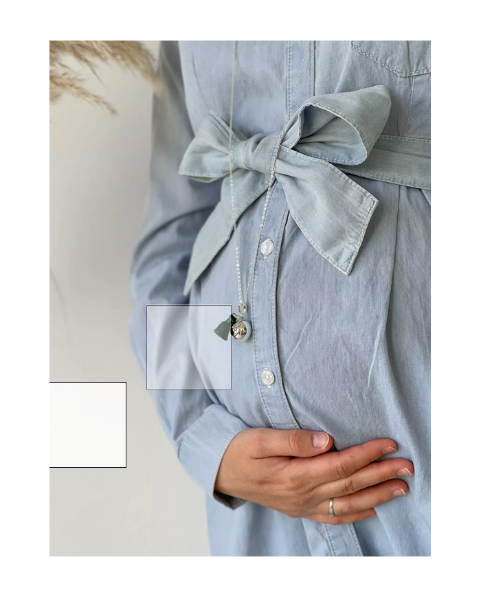 C'EST BOLA VIE - Bola de grossesse Argent - UBUD