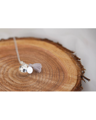 copy of Bola-JOY or jaune- cordon rose/crème