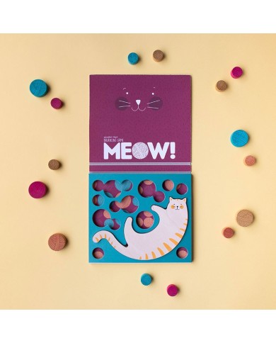LONDJI - Jeu en bois d'équilibre - Meow !
