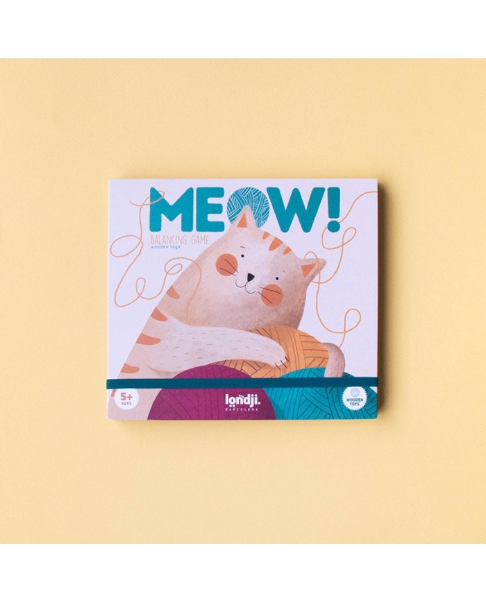 LONDJI - Jeu en bois d'équilibre - Meow !