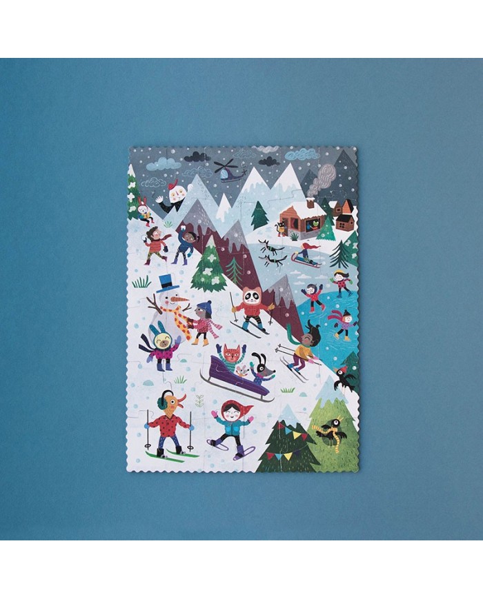 LONDJI - Puzzle réversible - Let's go to the mountain