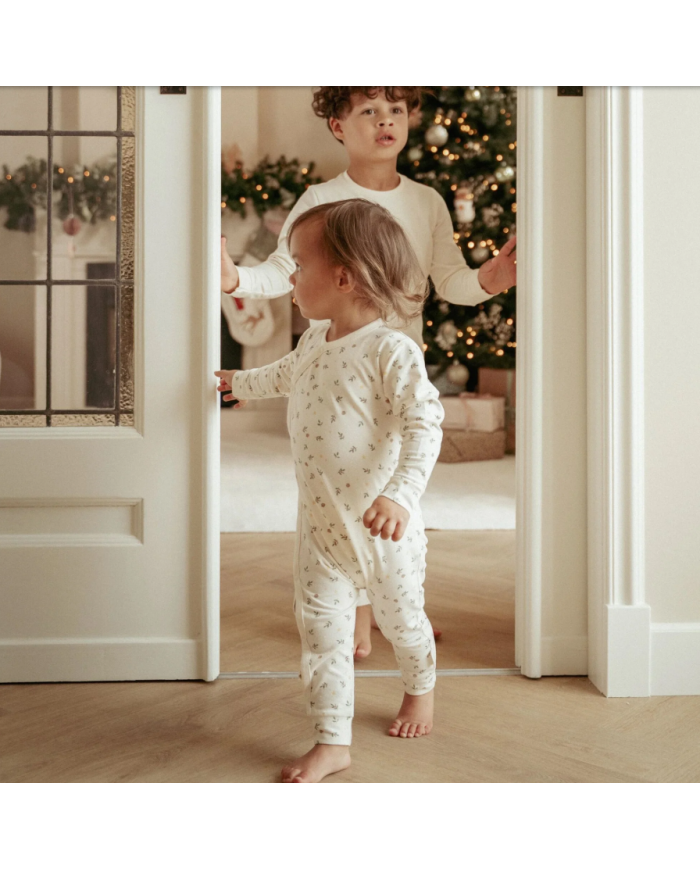 LITTLE DUTCH - Pyjama de Noël une pièce – Beige