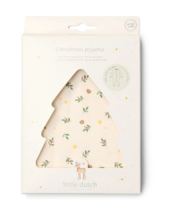 LITTLE DUTCH - Pyjama de Noël une pièce – Beige