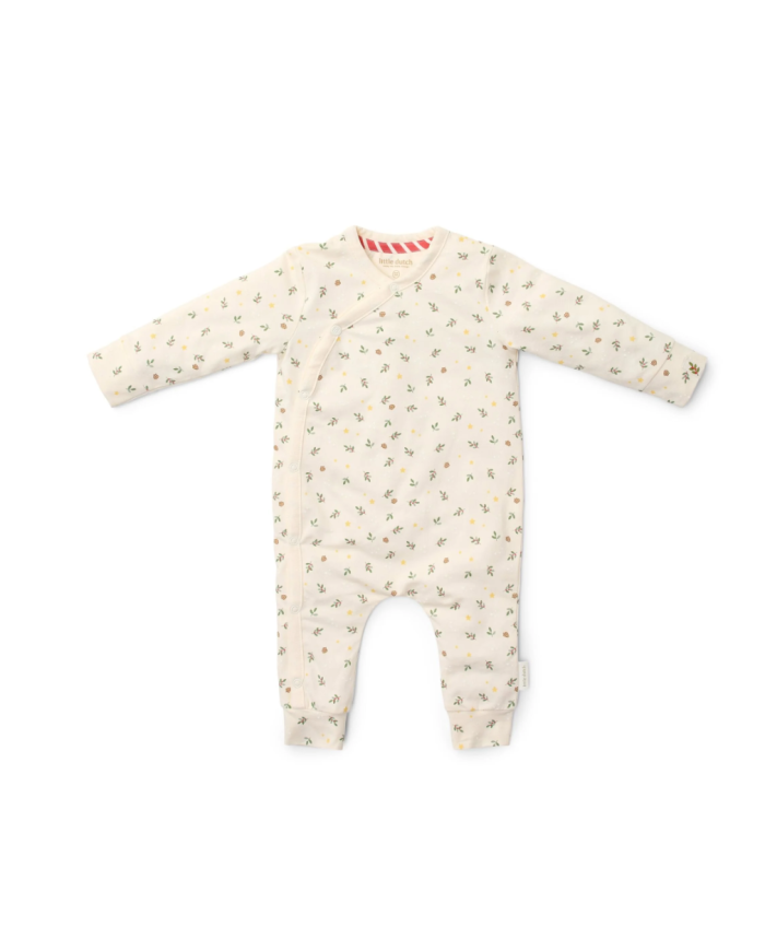 LITTLE DUTCH - Pyjama de Noël une pièce – Beige