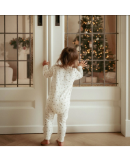 LITTLE DUTCH - Pyjama de Noël une pièce – Beige