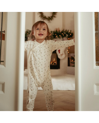 LITTLE DUTCH - Pyjama de Noël une pièce – Beige