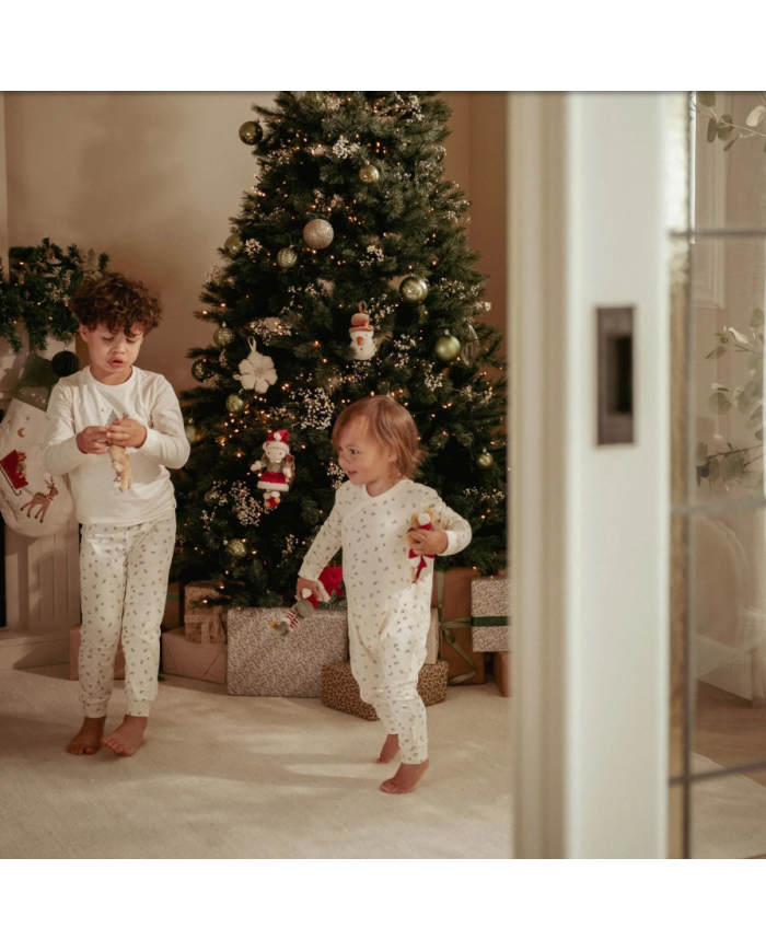 LITTLE DUTCH - Pyjama de Noël deux pièces – Beige