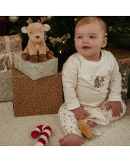 LITTLE DUTCH - Pyjama de Noël deux pièces – Beige