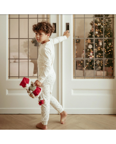 LITTLE DUTCH - Pyjama de Noël deux pièces – Beige LITTLE DUTCH - Pyjama de Noël deux pièces – Beige