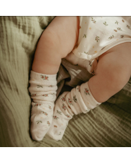 LITTLE DUTCH - Lot de 3 paires de chaussettes de Noël – Beige