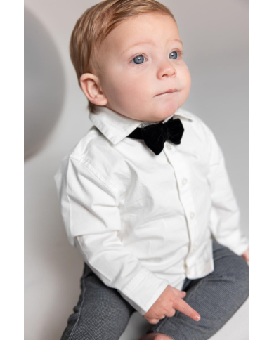 NOPPIES - Chemise bébé avec nœud papillon – SUBLET NOPPIES - Chemise bébé avec nœud papillon – SUBLET