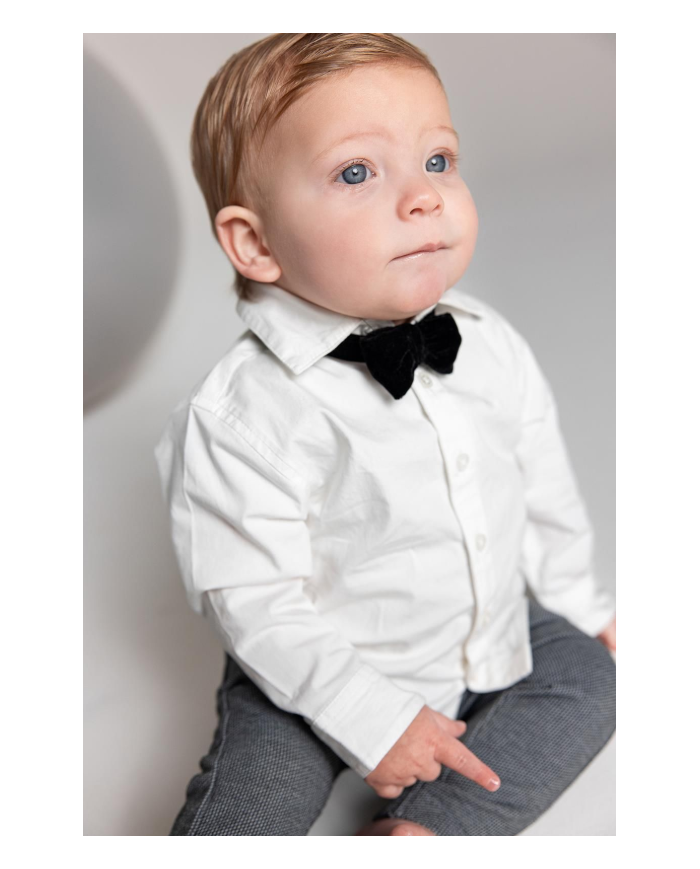 NOPPIES - Chemise bébé avec nœud papillon – SUBLET