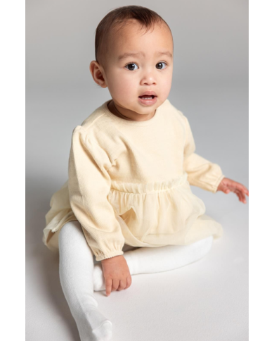 NOPPIES - Robe bébé de fête en coton bio et tulle – TALIHINA NOPPIES - Robe bébé de fête en coton bio et tulle – TALIHINA