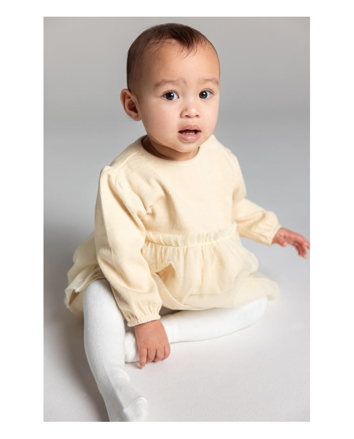 NOPPIES - Robe bébé de fête en coton bio et tulle – TALIHINA