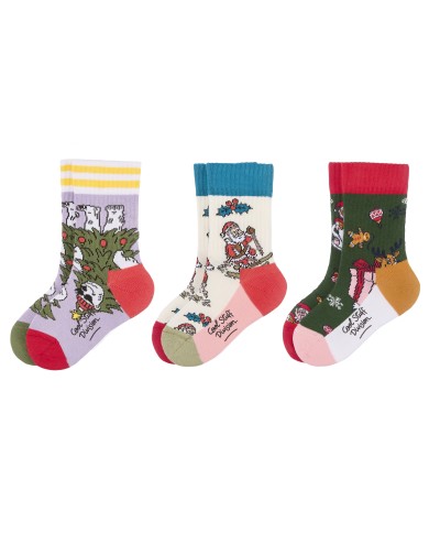HELLO HOSSY - Lot de 3 paires de chaussettes – Pack Christmas HELLO HOSSY - Lot de 3 paires de chaussettes – Pack Christmas