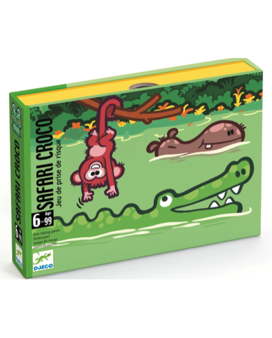 DJECO - Jeux de cartes - SAFARI CROCO DJECO - Jeux de cartes - SAFARI CROCO