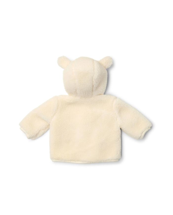 LITTLE DUTCH - Veste en peluche – Blanc