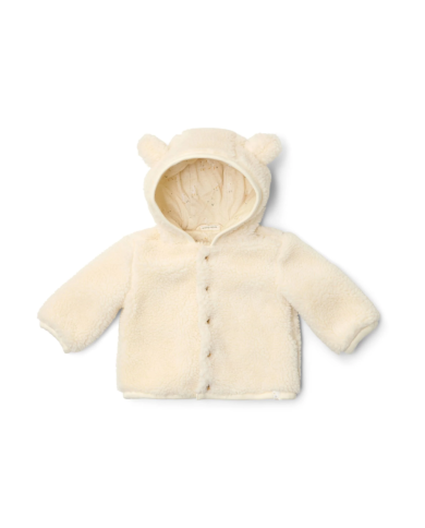 LITTLE DUTCH - Veste en peluche – Blanc