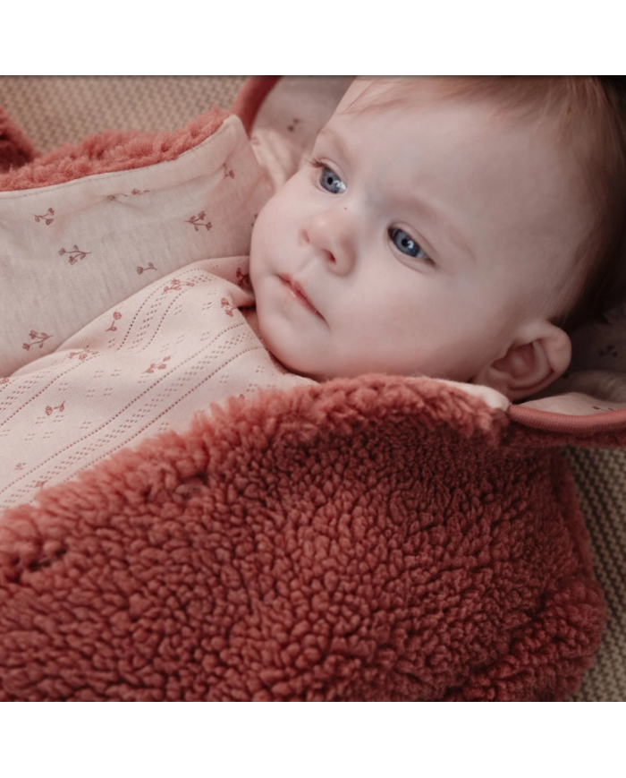 LITTLE DUTCH - Veste en peluche – Rose poudré