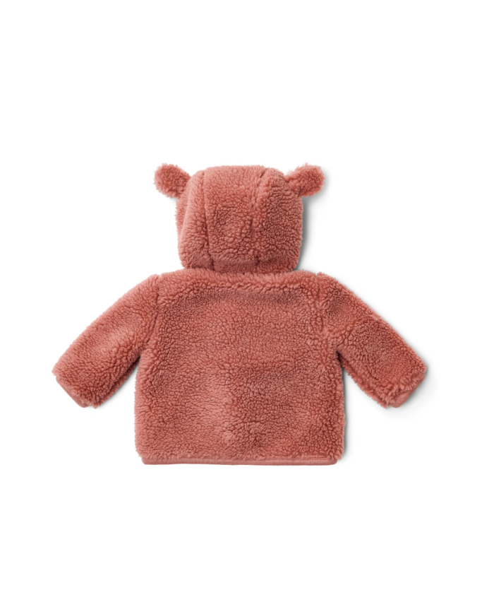 LITTLE DUTCH - Veste en peluche – Rose poudré