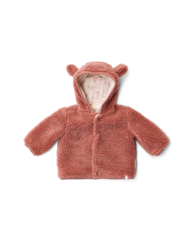 LITTLE DUTCH - Veste en peluche – Rose poudré