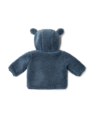 LITTLE DUTCH - Veste en peluche – Bleue