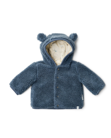 LITTLE DUTCH - Veste en peluche – Bleue