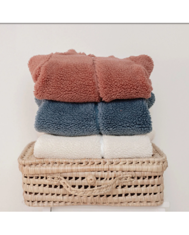 LITTLE DUTCH - Combinaison en peluche – Rose poudré