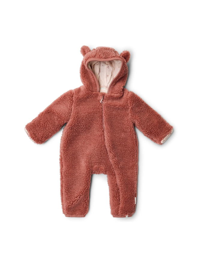 LITTLE DUTCH - Combinaison en peluche – Rose poudré