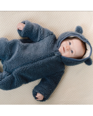 LITTLE DUTCH - Combinaison en peluche – Rose poudré