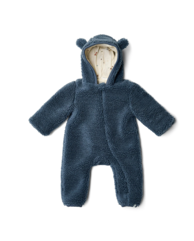 LITTLE DUTCH - Combinaison en peluche – Bleue
