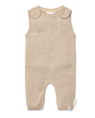 LITTLE DUTCH – Salopette tricotée bébé – Sable